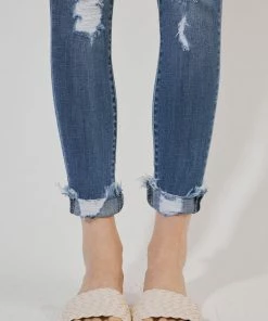 KANCAN Florence Mid Rise Super Skinny Jeans