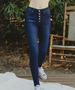 KANCAN Lanae High Rise Super Skinny Jeans