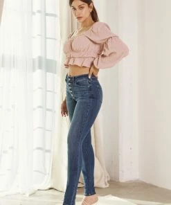 KANCAN Birdie High Rise Super Skinny Jeans - Curvy