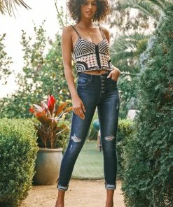 KANCAN Norah High Rise Ankle Skinny Jeans