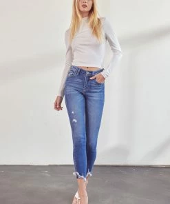 KANCAN Aiya High Rise Ankle Skinny Jeans