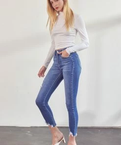 KANCAN Aiya High Rise Ankle Skinny Jeans