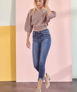 KANCAN Dana High Rise Ankle Skinny Jeans