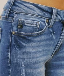 KANCAN Landon Mid Rise Ankle Skinny Jeans