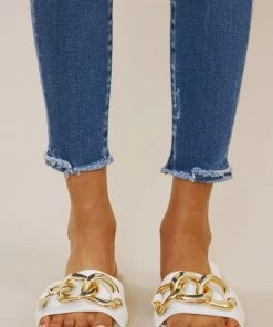 KANCAN Landon Mid Rise Ankle Skinny Jeans