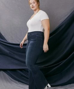KANCAN Salma Ultra High Rise Flare Jeans - Plus