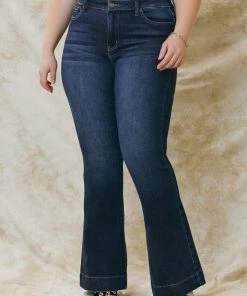 KANCAN Monica High Rise Flare Jeans - Plus