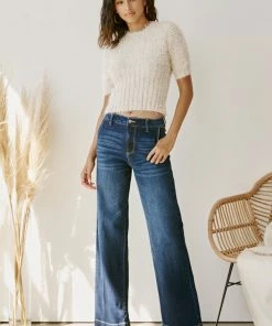 KANCAN Cailin Ultra High Rise Wide Leg Jeans