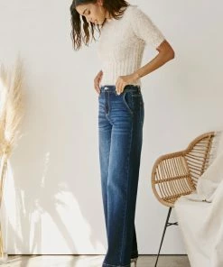 KANCAN Cailin Ultra High Rise Wide Leg Jeans