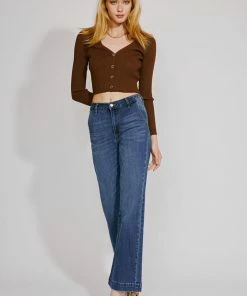 KANCAN Celine Ultra High Rise Wide Leg Jeans