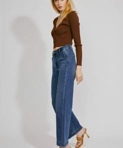 KANCAN Celine Ultra High Rise Wide Leg Jeans