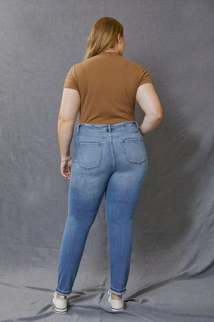 KANCAN Beatrice High Rise Button Down Ankle Skinny - Plus 7 KANCAN Beatrice High Rise Button Down Ankle Skinny - Plus