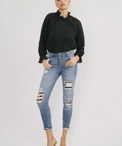 KANCAN Leona High Rise Ankle Skinny Jeans