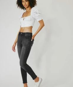 KANCAN Hermione High Rise Ankle Skinny Jeans