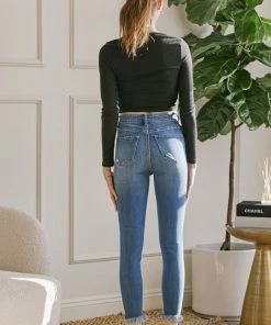 KANCAN Best Sellers Layna Ultra High Rise Ankle Skinny Jeans 48 KANCAN Best Sellers Layna Ultra High Rise Ankle Skinny Jeans