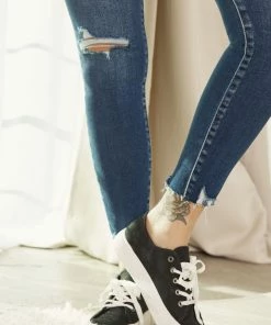 KANCAN Milo High Rise Ankle Skinny Jeans - Curvy