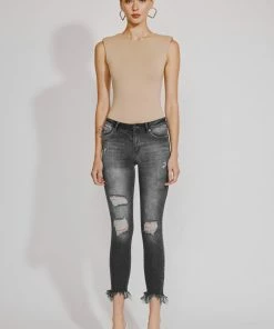 KANCAN Lourdes High Rise Ankle Skinny Jeans