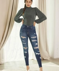 KANCAN Monroe High Rise Super Skinny Jeans - Curvy