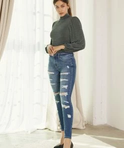 KANCAN Monroe High Rise Super Skinny Jeans - Curvy