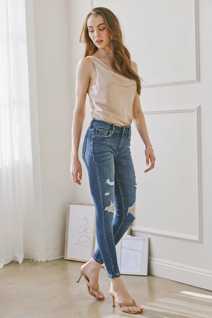 KANCAN Twyla Mid Rise Super Skinny Jeans 5 KANCAN Twyla Mid Rise Super Skinny Jeans