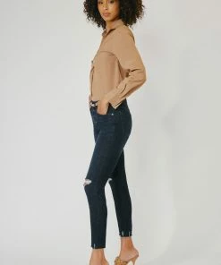 KANCAN Penelope High Rise Ankle Skinny Jeans