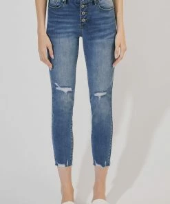 KANCAN Penelope High Rise Ankle Skinny Jeans