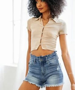 KANCAN Shorts & Skirts Lorena High Rise Ruffle Shorts