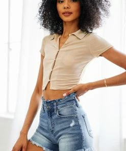 KANCAN Shorts & Skirts Lorena High Rise Ruffle Shorts