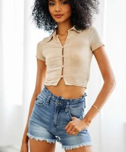 KANCAN Shorts & Skirts Lorena High Rise Ruffle Shorts