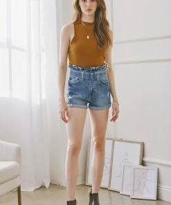 KANCAN Shorts & Skirts Medina Ultra High Rise Ruffle Shorts
