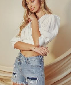 KANCAN Leandra High Rise Crossover Shorts Shorts & Skirts