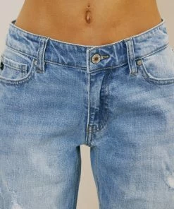 KANCAN Devika Mid Rise Boyfriend Jeans