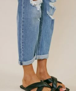 KANCAN Devika Mid Rise Boyfriend Jeans