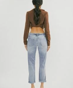 KANCAN Aries Mid Rise Boyfriend Jeans