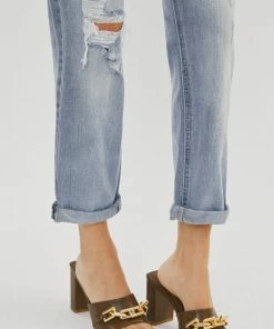 KANCAN Aries Mid Rise Boyfriend Jeans