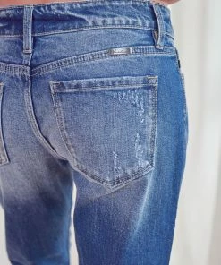 KANCAN Aries Mid Rise Boyfriend Jeans