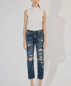 KANCAN Larisa Ultra High Rise Mom Jeans