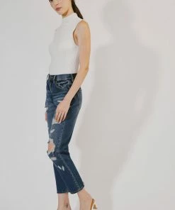 KANCAN Larisa Ultra High Rise Mom Jeans