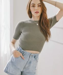 KANCAN Eliana Ultra High Rise Belted Paperbag Shorts Shorts & Skirts