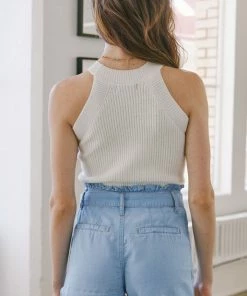 KANCAN Shorts & Skirts Asher Ultra High Rise Belted Paper-Bag Shorts