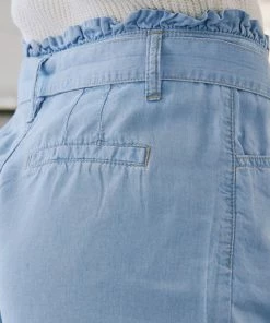 KANCAN Shorts & Skirts Asher Ultra High Rise Belted Paper-Bag Shorts