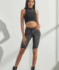 KANCAN Estelle Mid Rise Bermuda Shorts Shorts & Skirts