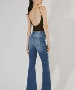 KANCAN Flare & Bootcut Odie High Rise Flare Jeans