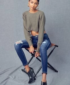 KANCAN Chanell High Rise Ankle Skinny Jeans