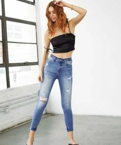 KANCAN Chanell High Rise Ankle Skinny Jeans