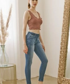 KANCAN Mendy Mid Rise Super Skinny Jeans