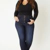 KANCAN Martha High Rise Super Skinny Jeans - Plus