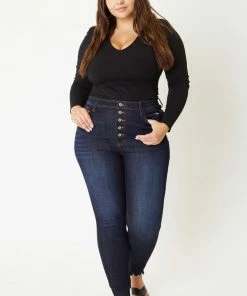 KANCAN Martha High Rise Super Skinny Jeans - Plus