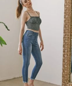 KANCAN Esther High Rise Ankle Skinny Jeans