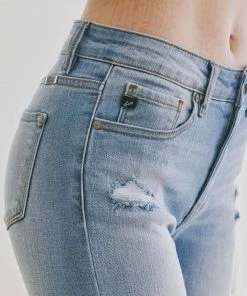 KANCAN Caroline Mid Rise Ankle Skinny Jeans
